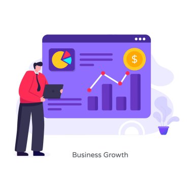 Simge tasarımı ile iş konsepti, vektör illüstrasyonu 10 eps grafik.