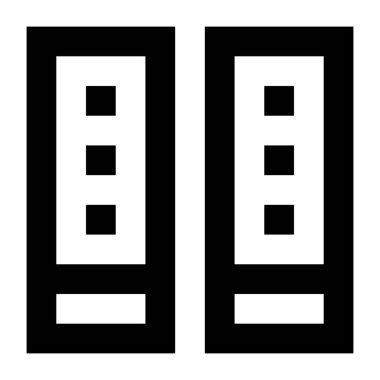 dizinler web simgesi basit tasarım