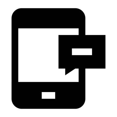 Sohbet web simgesi. düz resimleme