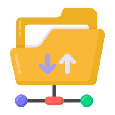 Dosya. Web simgesi basit illüstrasyon