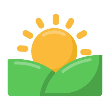 Güneş Simgesi Vektör illüstrasyonu