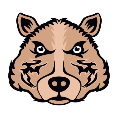 Bir kaplanın vektör çizimi