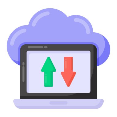 Bulut hesaplama. Web simgesi