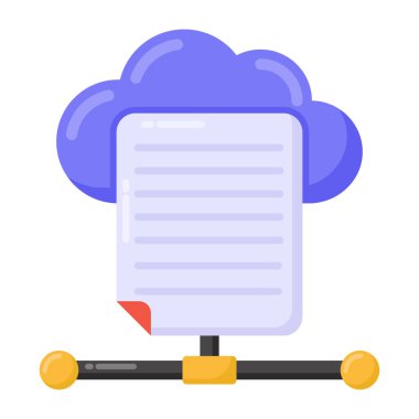 Bulut hesaplama. Web simgesi