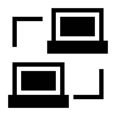 ağ simgesi. düz resimleme