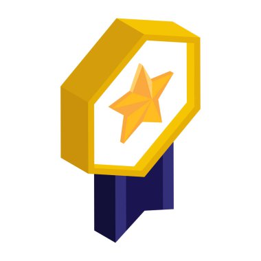 yıldız ödül ikonu vektör illüstrasyonu