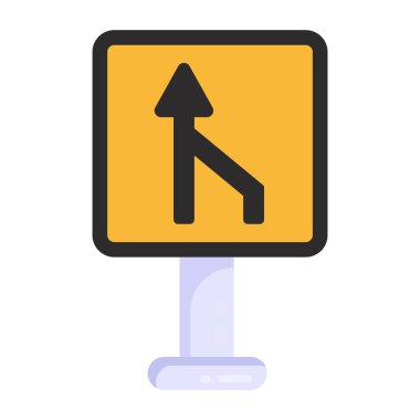 Yol tabelası. Basit tasarım