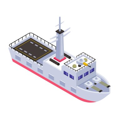 Modern bir endüstriyel fabrikanın izometrik çizimi