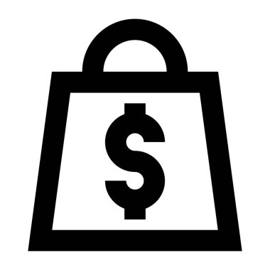 Alışveriş çantası. Basit tasarım