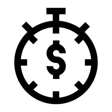 Dolar web simgesi vektör illüstrasyonu 