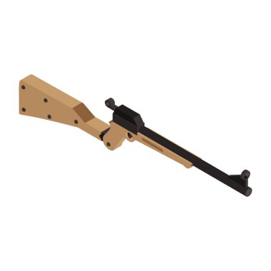 Bir ortaçağ silah simgesinin vektör çizimi