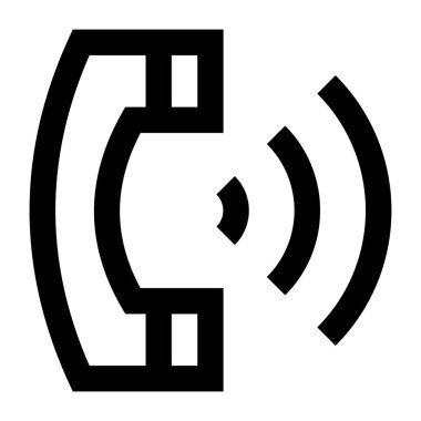 telefon web simgesi. düz resimleme