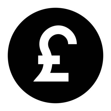 pound web simgesi basit tasarımı