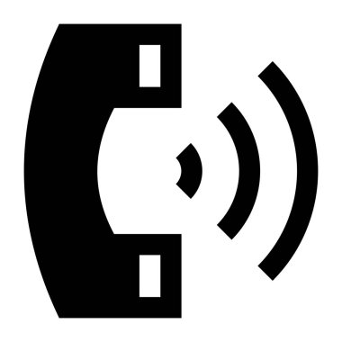 telefon web simgesi. düz resimleme