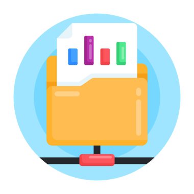 Dosya. Web simgesi basit illüstrasyon