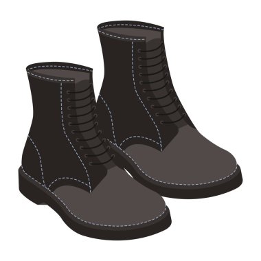 Bir çift çizmenin vektör çizimi