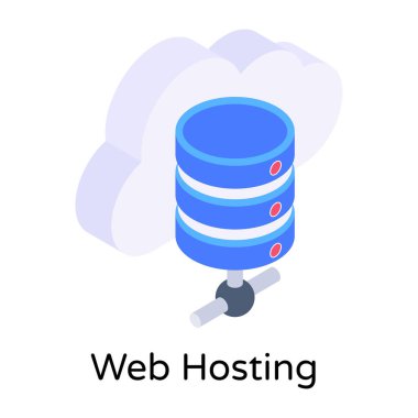 Bulut hesaplama. Web simgesi