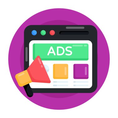 mobil uygulama vektörü düz renk simgesi