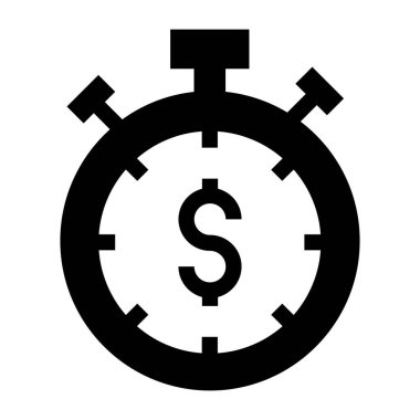 Kronometre Web simgesi basit tasarım