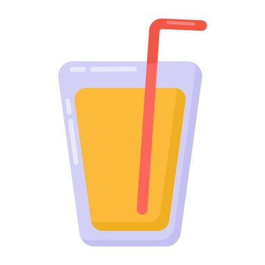 Kokteyl. Web simgesi basit illüstrasyon