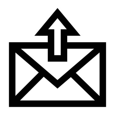 Zarf. Web simgesi basit tasarım