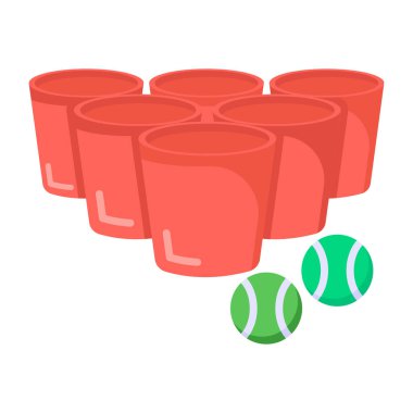 Çizgi film yemek simgelerinin vektör çizimi