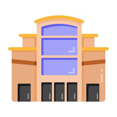 inşa ve depolama vektör illüstrasyonu