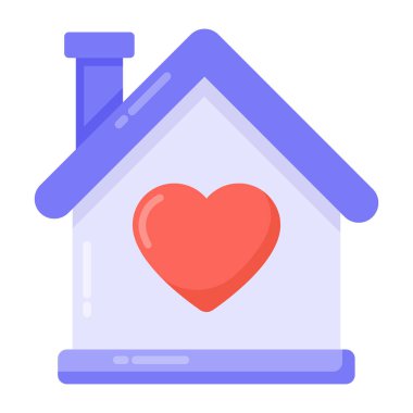 ev vektörü simgesi modern illüstrasyon