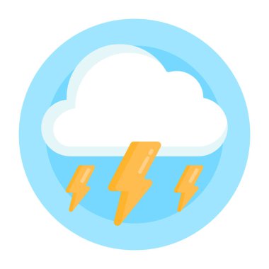 bulut simgesi, vektör illüstrasyonu