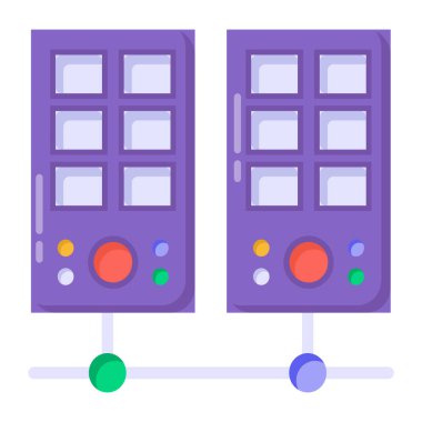 güzel makyaj düz vektör simgesi