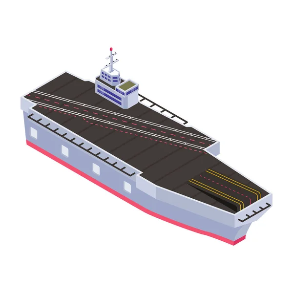 Crucero Con Cisterna Carga Gasolinera Ilustración Vectorial — Vector de stock