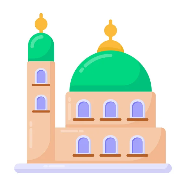 モスクドームのアイコンベクトルイラスト — ストックベクタ