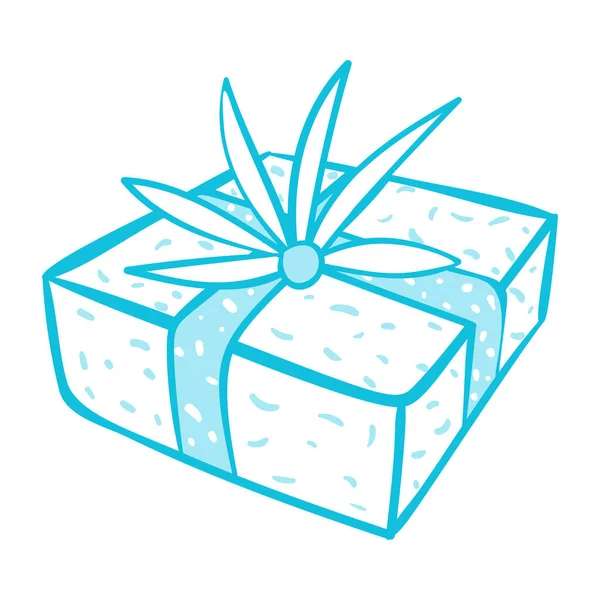 Κουτί Δώρου Την Παρούσα Και Πλώρη Διανυσματική Απεικόνιση — Διανυσματικό Αρχείο