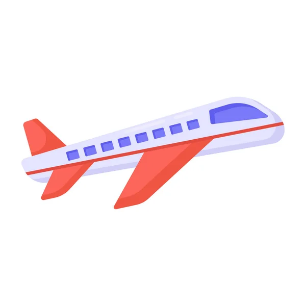 Flugzeug Symbol Vektor Illustration — Stockvektor