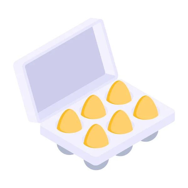 Telur Ikon Web Ilustrasi Sederhana - Stok Vektor