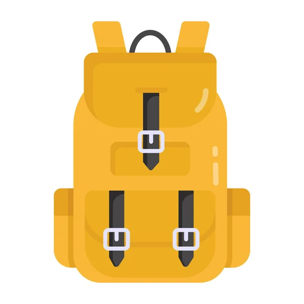 Backpack Icon Travel Bag Vector Illustration — Stock Vector