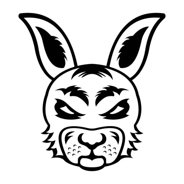 Vector Illustration Cute Rabbit — Stock Vector