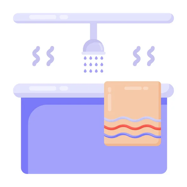 างอาบน การออกแบบท ยบง — ภาพเวกเตอร์สต็อก
