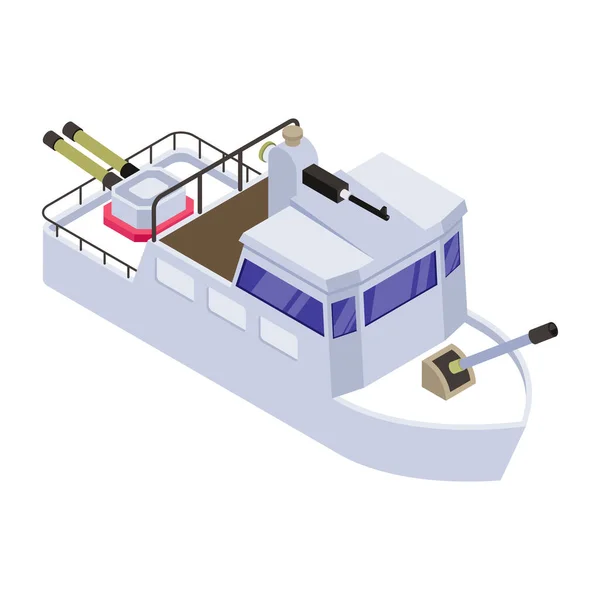 Illustrazione Isometrica Vettoriale Treno Piattaforma Trasporto Trasporto Metropolitana — Vettoriale Stock