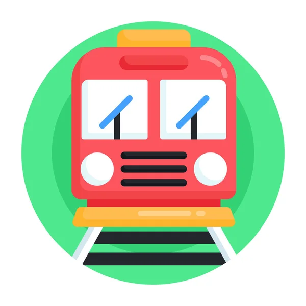Train Icône Web Illustration Simple — Image vectorielle