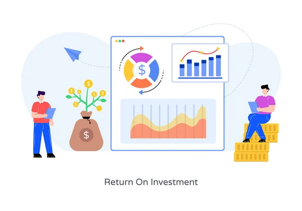 Infográficos Negócios Com Gráficos Gráficos Financeiros Ilustração Vetorial — Vetor de Stock