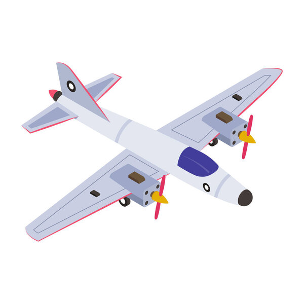 airplane flying in the sky vector illustration design