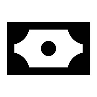 Dolar web simgesi. düz resimleme