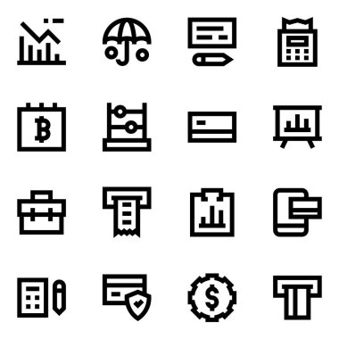 Bankacılık ve Finans satırı simgeleri ayarlandı