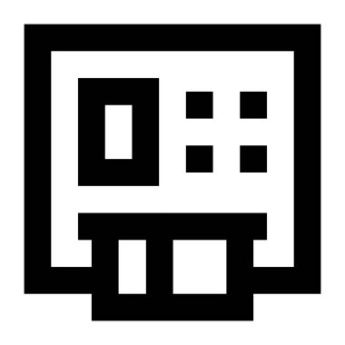 Bina. Web simgesi basit illüstrasyon