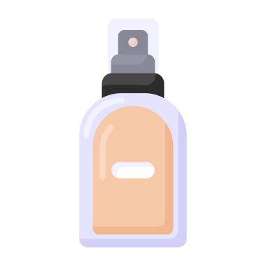 Şişe simgesi. Web için basit parfüm vektör simgeleri çizimi