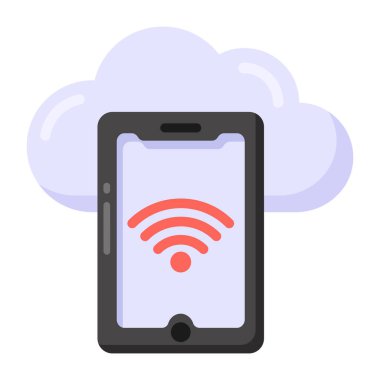 Bulut hesaplama. Web simgesi