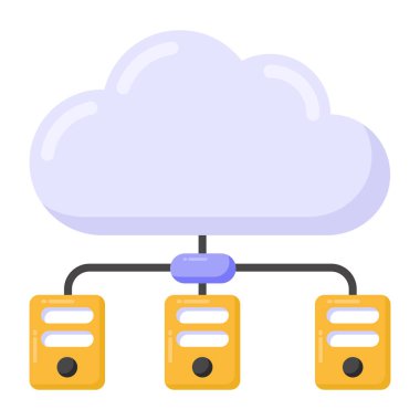 Bulut hesaplama. Web simgesi