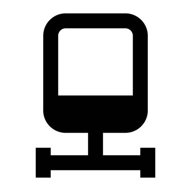 Bilgisayar. Web simgesi basit illüstrasyon