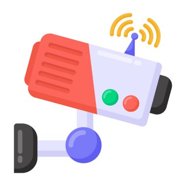 Wi-Fi ve akıllı telefon vektör illüstrasyon tasarımlı cep telefonu